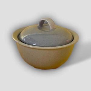 MIKASA stone craft bowl with lid